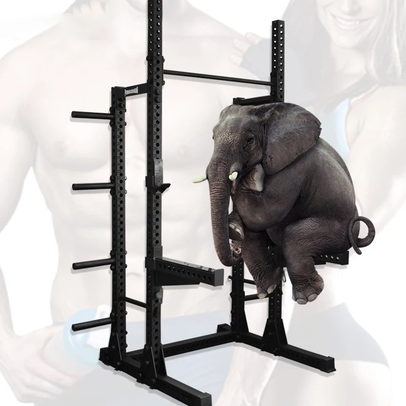 powerlifting rack squat stands Pull up Bar Exercise Stand Squat Rack Bench Curl Weight Stand Power Rack Home Gym Fitness