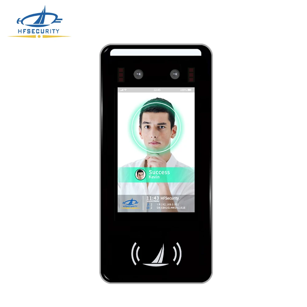 FR05 HFSecurity Web Software WIFI Time and Attendance Face Reognition Camera