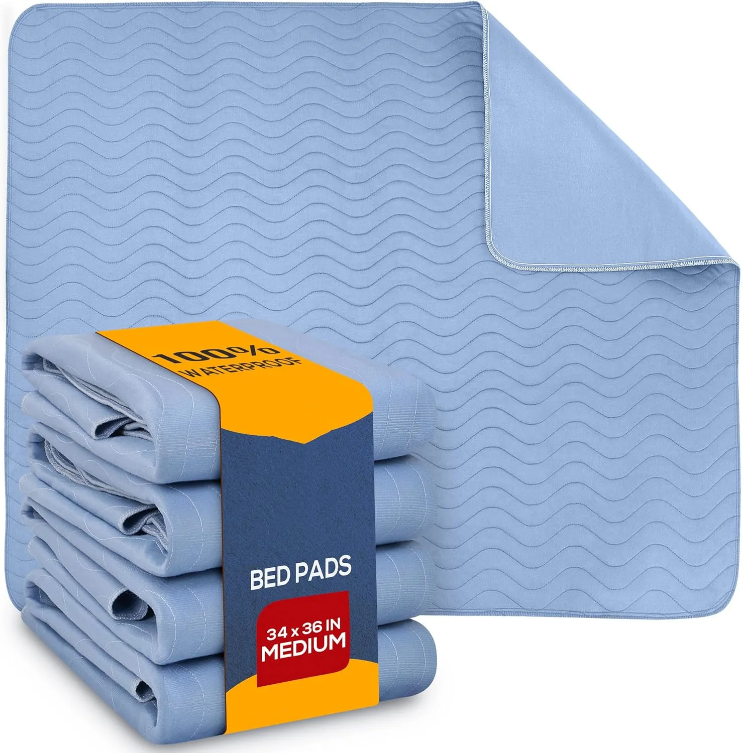 Моющиеся впитывающие водонепроницаемые подкладки для постельного белья