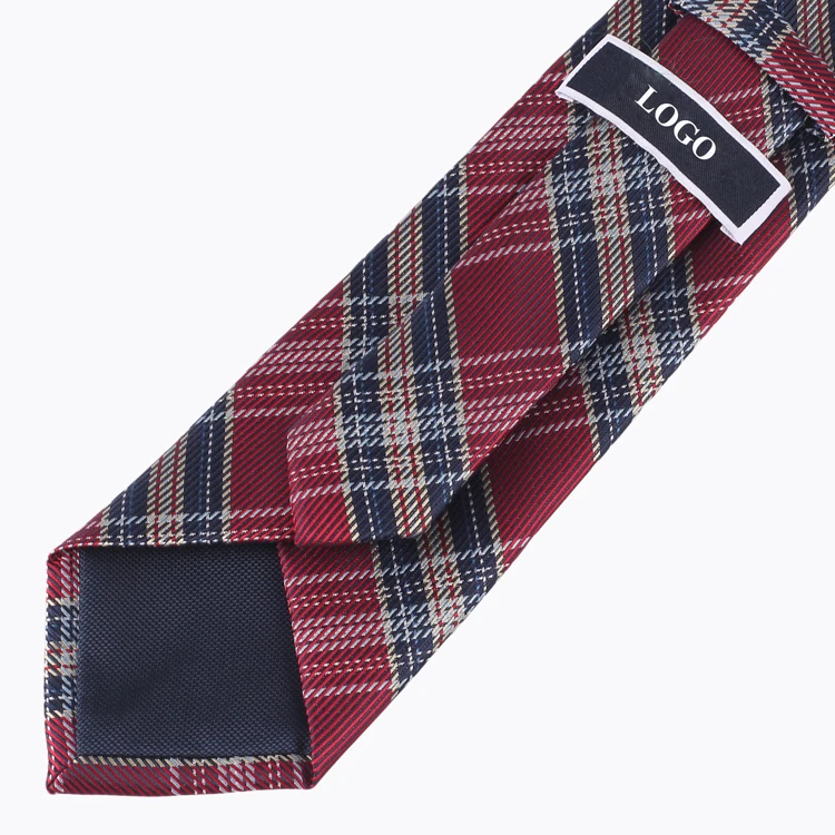 100% Polyester High Quality  Factory Jacquard Custom Logo Hand Made Ties For Party  Necktie For Men