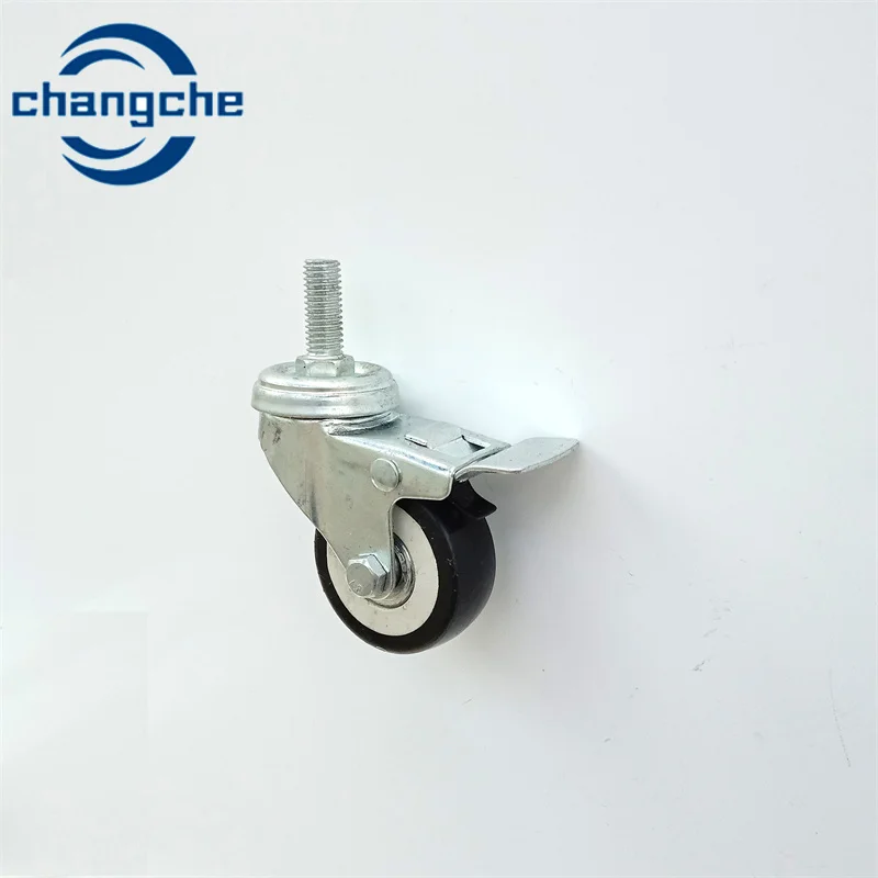 1.5 Inch rubber Plated Swivel Caster wheels without brake