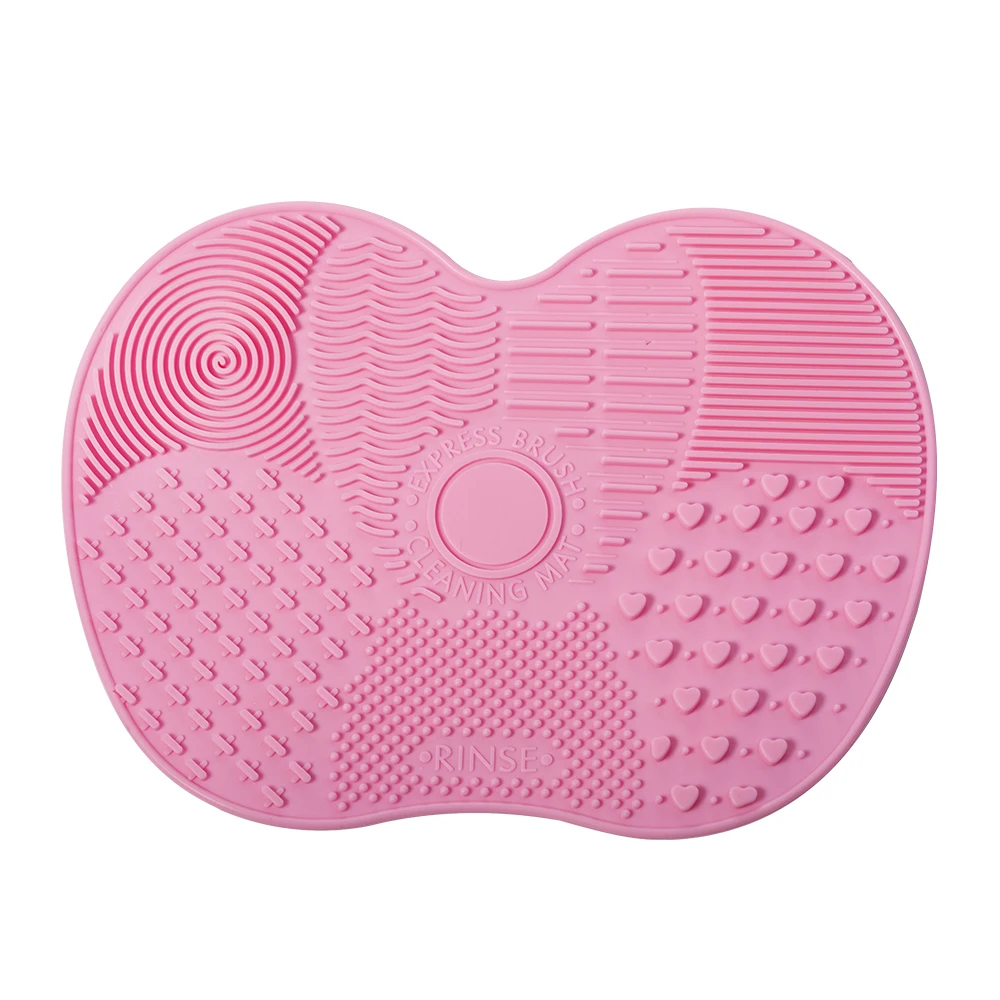 
Mini Hot Selling Customized Soft Silicon Cleaner Mat Makeup Brush Cleaning Pad 