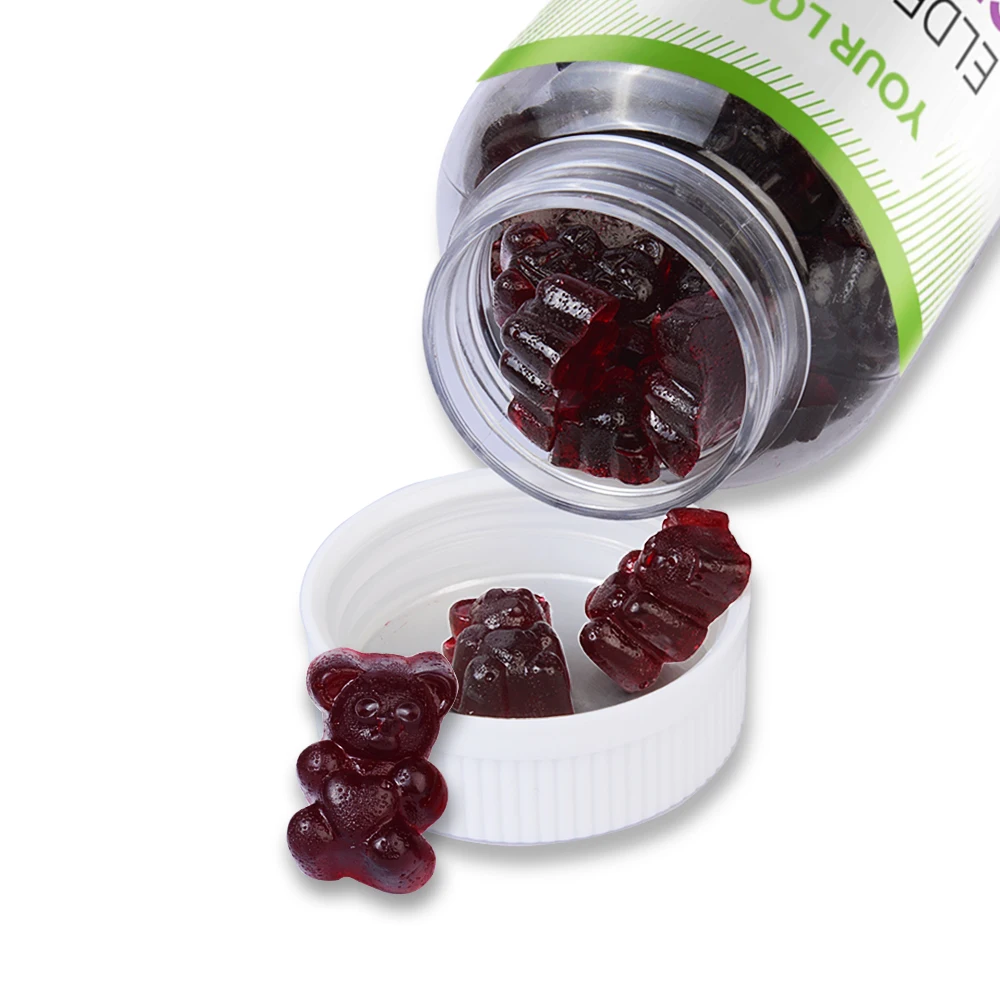 Private label Hot Sale Sambucus Black Elderberry lozenges Original Formula 30 Chewable Tablets for Sale