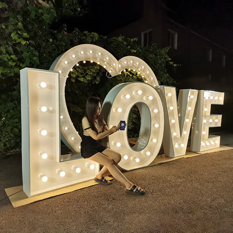 Metal 3D Led Letter Sign Outdoor Led Letter Lights Letters Led Sign Light up numbers