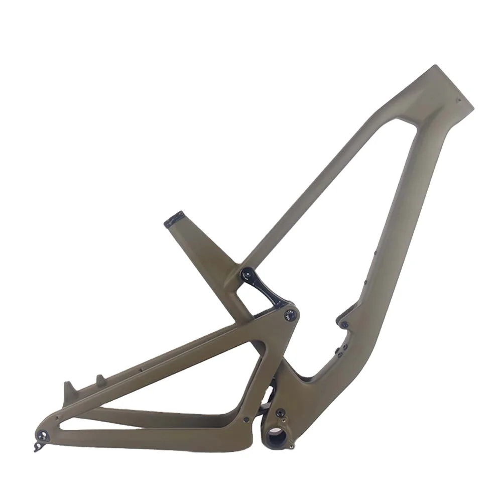 WINOWSPORTS air suspension fork bicycle blue mtb bike frame carbon 29er carbon mountain bike frame full suspension