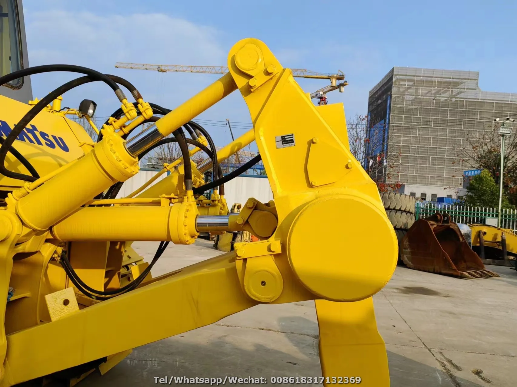 Used Komatsu D155 D155-5 Crawler Bulldozer Japan Made Komatsu D155AX U Blade Dozers