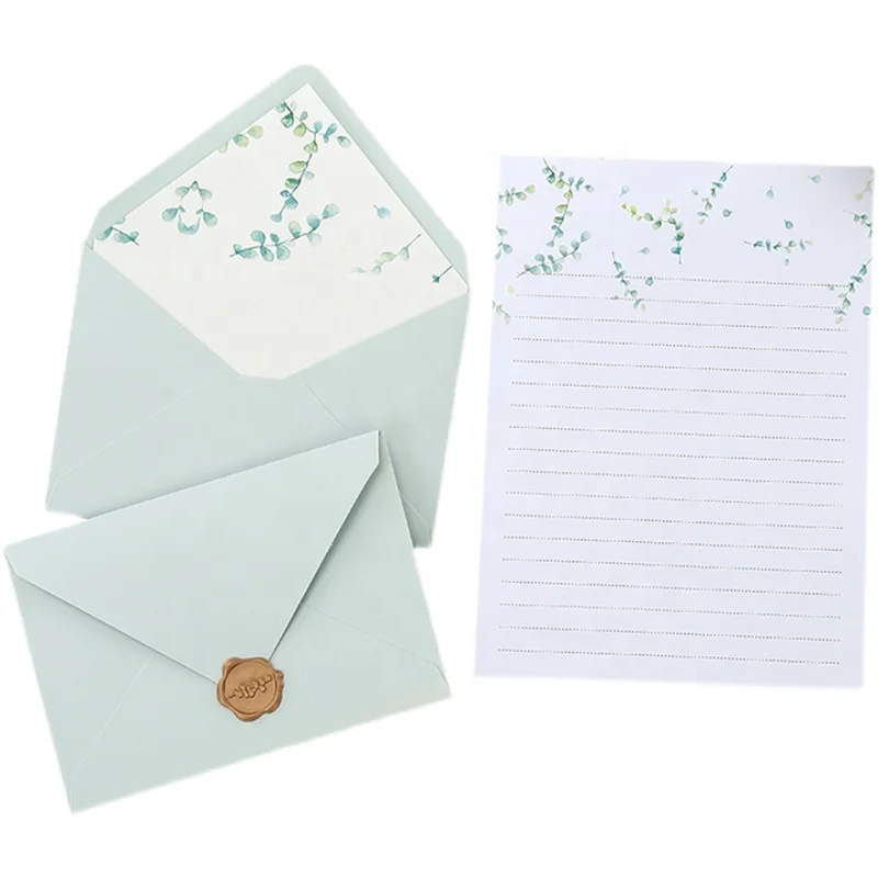 special fancy paper custom square curing envelope insert card