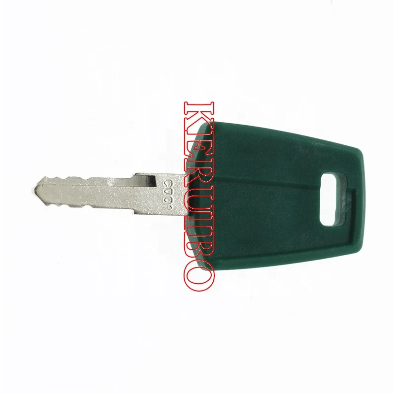 F green Series Ignition Start Starter Keys for Volvo Wheel Loader 11444208 Heavy Equipment C001 key