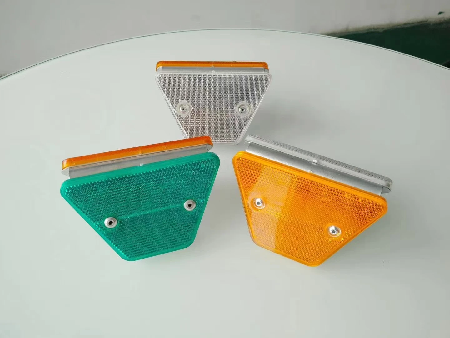 Cat Eyes Solar Roads Side Safety Lights reflectores Aluminium Guardrail Delineator Reflectors Price