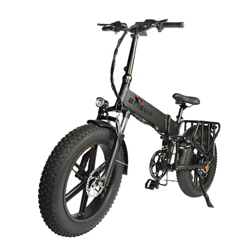 2022 China brand Engwe engine Pro 48V16Ah 65KM mileage Fast 750W brushless motor folding fat tire Bike ebike electric bicycle
