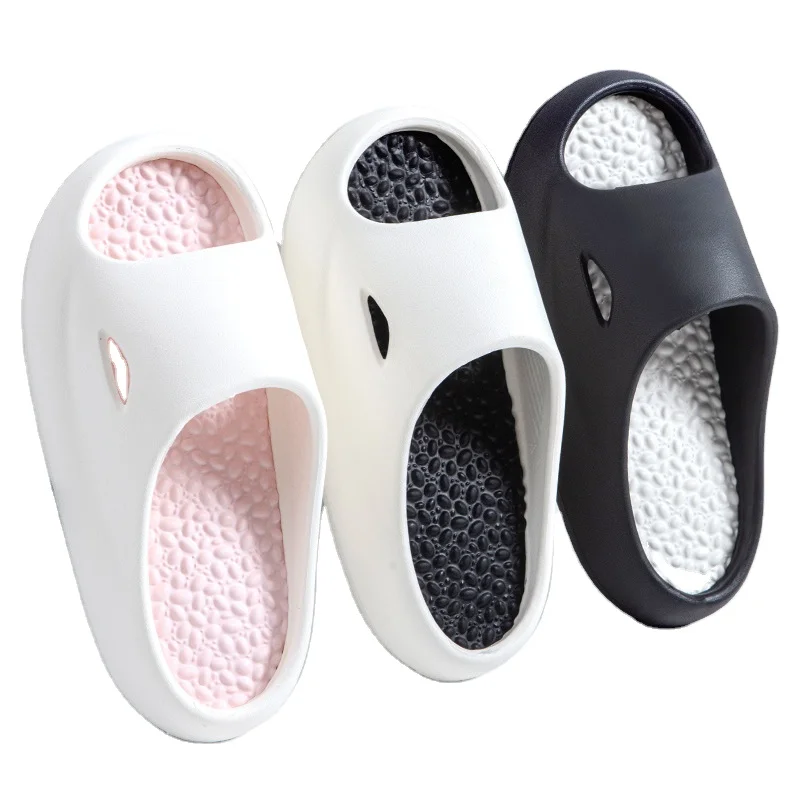 Уличные пляжные массажные тапочки прочная нескользящая обувь летние сандалии женские шлепанцы