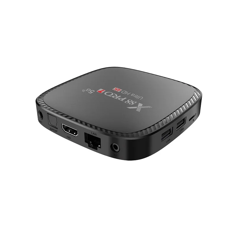 
China Factory Wholesale 2GB 6k h313 ip tv box X88 Pro T TV Android Box 
