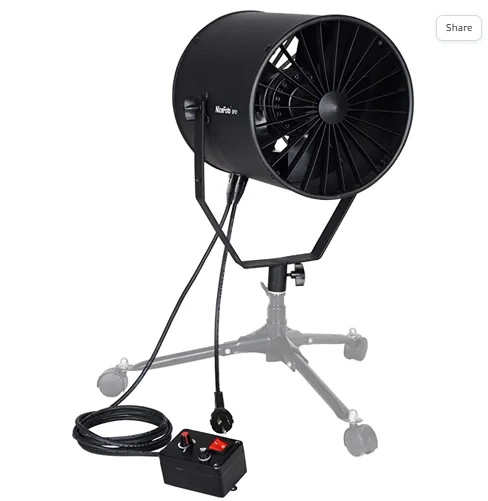 Nicefoto SF-01 Studio Wind Hair Blower Stream Fan for Fashion Portrait for photo and video