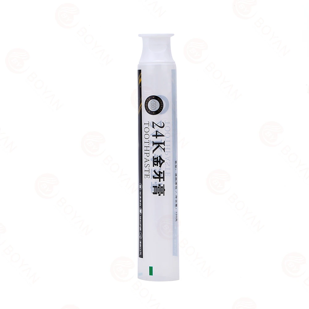 
Japanese brand toothpaste packing aluminum plastic tube with 5 layers 