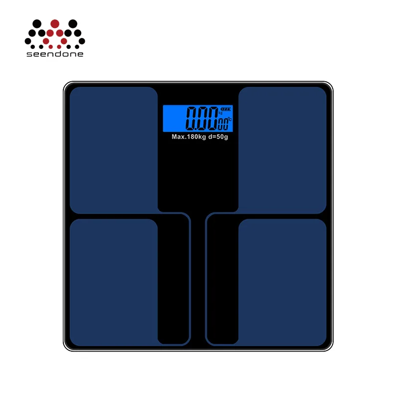 Bathroom Personal Digital Weighing Scale Kg Branded Bathroom Scale With Tempered Glass