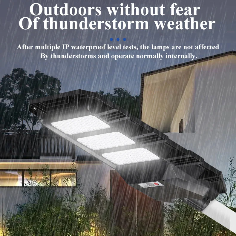 Outdoor Ip65 Waterproof LED Solar Street Light with PIR Sensor LED Street Lamp Housing