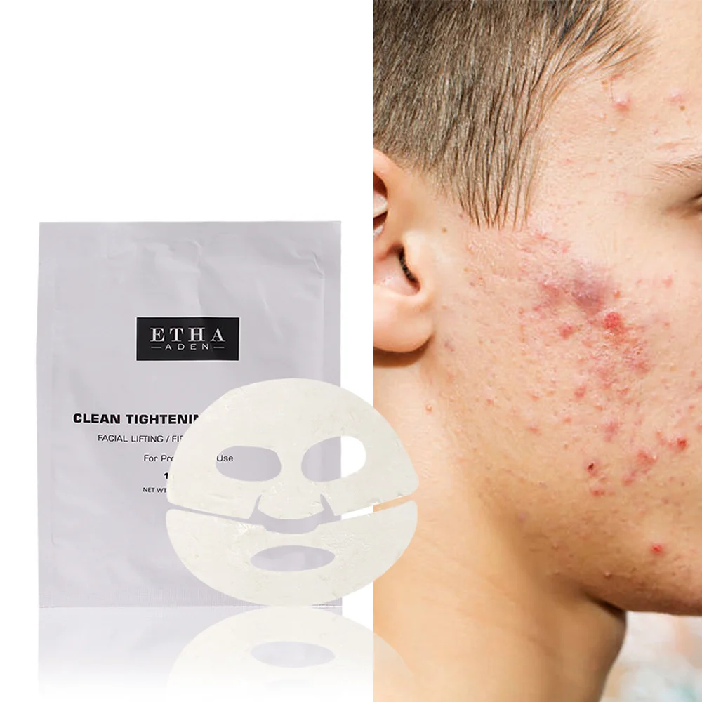 Private Label Custom Skincare Organic Face Acne Control Refining Pores White Mud Clay Mask