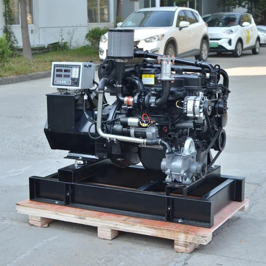 New CCS certificate 40KW marine diesel genset with Weichai engine WP4.1CD66E200