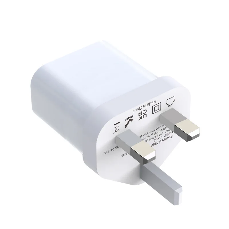 QC3.0 UK QC18w адаптер для быстрой зарядки сертифицированный UKCA сотового телефона