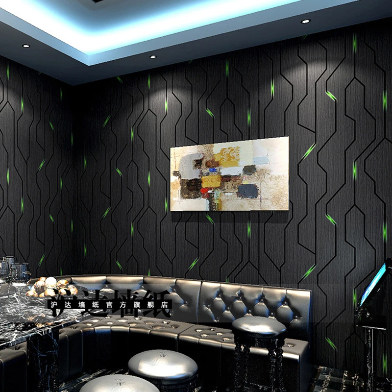 2022 3D PVC Wallpaper KTV Bar Home Decor Paper Rolls Wholesale