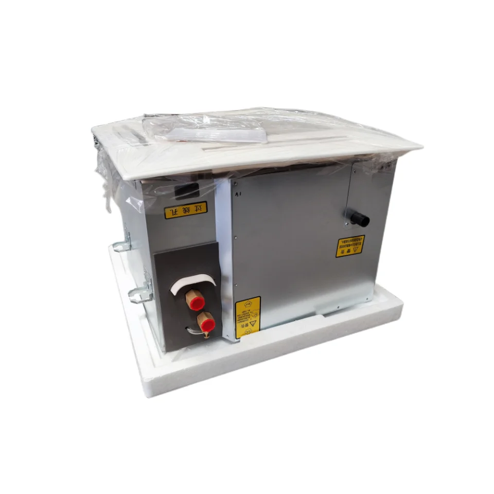 Used for indoor temperature regulation Multi sided ventilation Cold and hot water cassette type fan coil unit