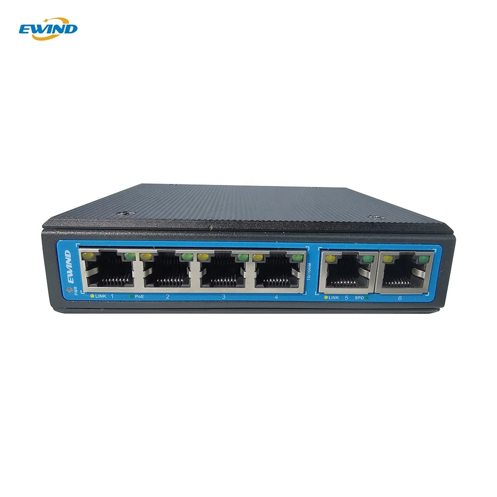 Factory OEM Customized 6 Ports 100M Industrial Ethernet Switch