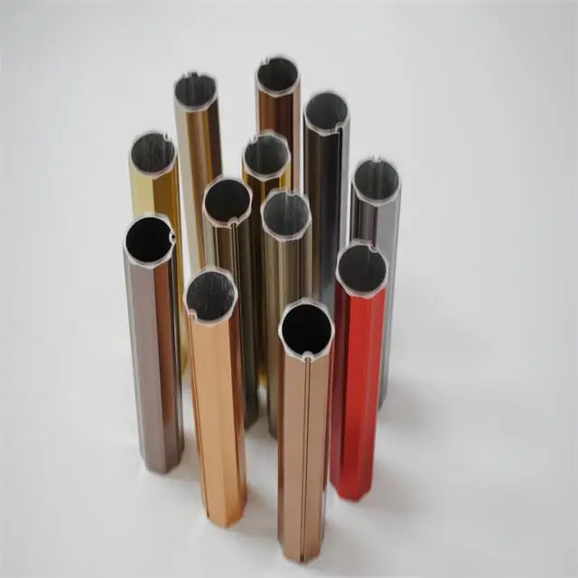 6 inch 7075 round pipe for curtain curtains tube 28mm aluminum tubes