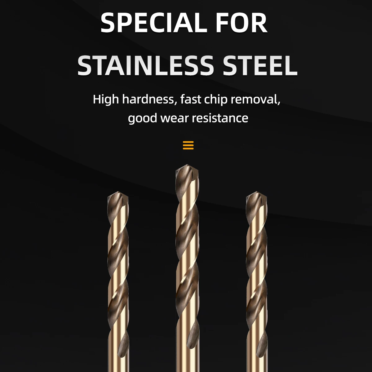 HSS Cobalt M35 High Speed Steel Straight Shank Twist Jobber Drill Bit For Metal Stainless Steel  Bit