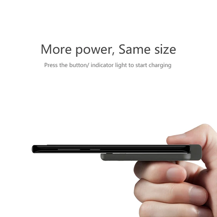 OISLE Universal Wireless Extended Battery Case 4500mAh Battery Charger Case For Gifts