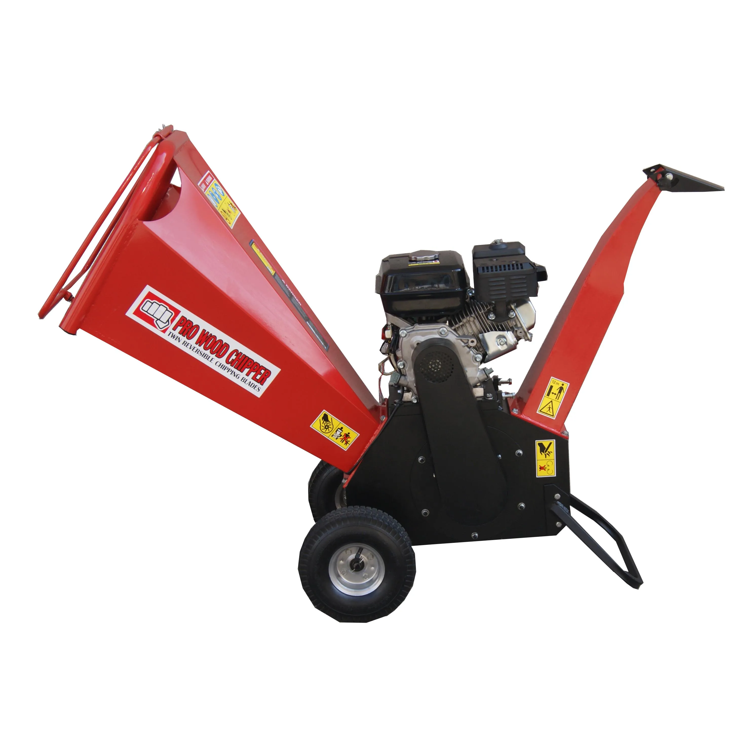New drum style wood chipper with 6.5HP engine for sale