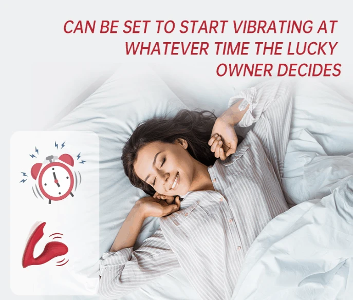 remote control sex toy alarm clock orgasm for woman