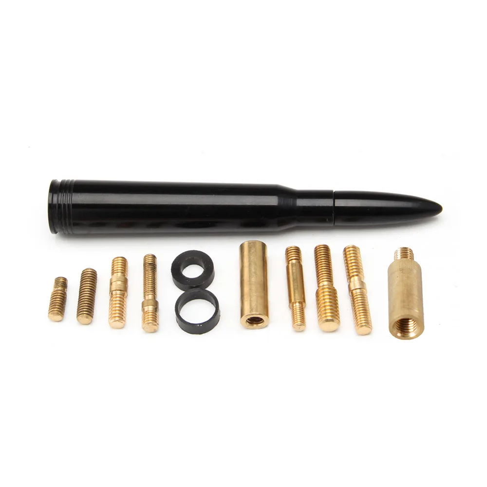 FORD F150 RAPTOR 50 CAL CALIBER BULLET ANTI THEFT COPPER COIL ANTENNA BLACK KIT