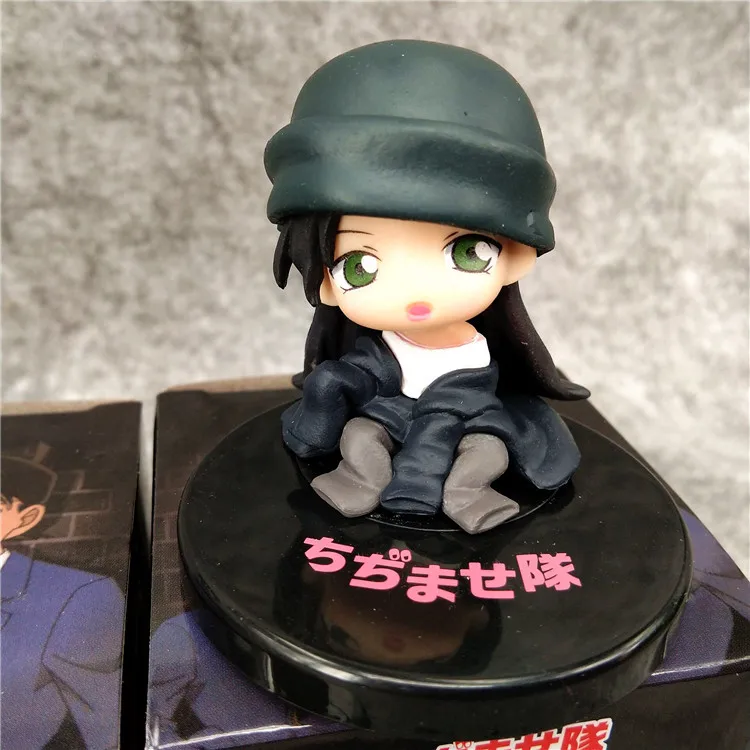 Japan Anime 6pcs/set Detective Conan Figure Blind Box Toy Claw Doll Machine Blind Box