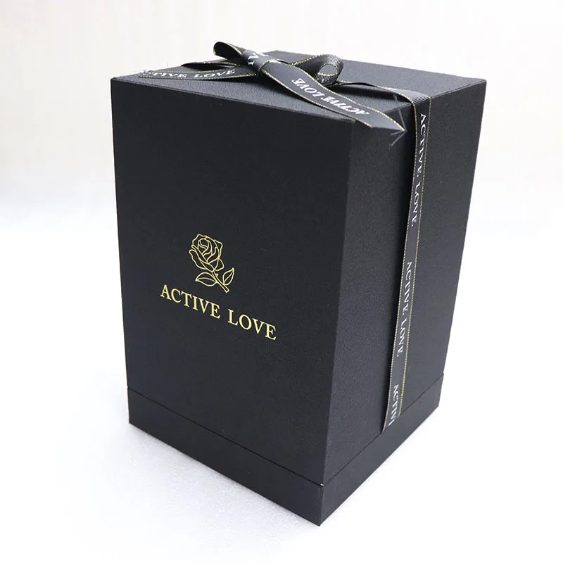 Wholesale Eternal 3 Beauty Rose Valentine Gifts Glass Dome Flower Preserved Rose in Glass Gift Box Valentine Custom Logo