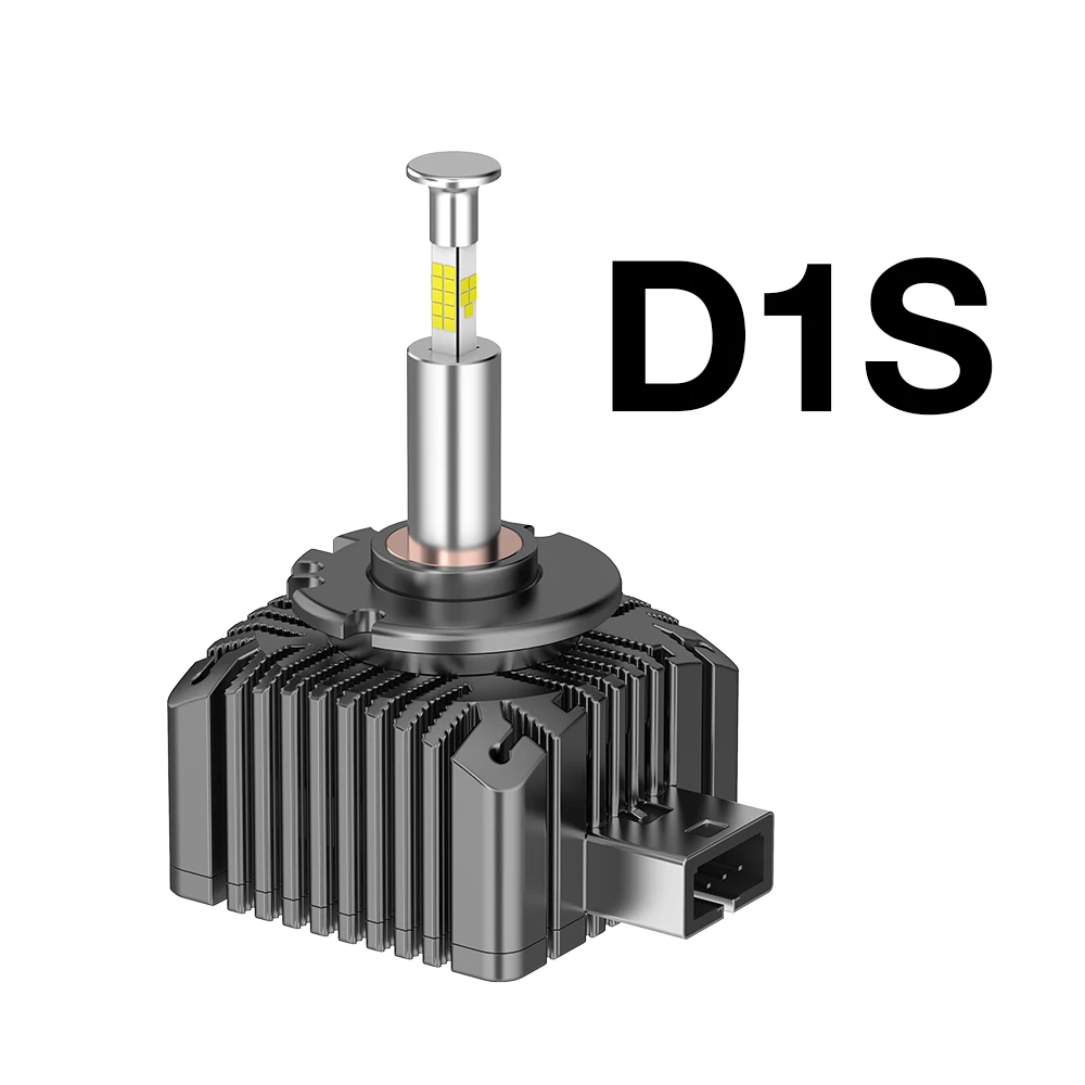 Brightest D1S D1RLED Headlight Bulbs 150w 25000lm High and Low Beam Xenon HID Replacement Lights