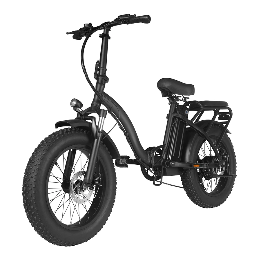 Foldable Electric Bicycle E11 36V Lithium Battery Integrated Rear Hub Motor Aluminum Alloy Frame 7 Speed Disc Electric Bike