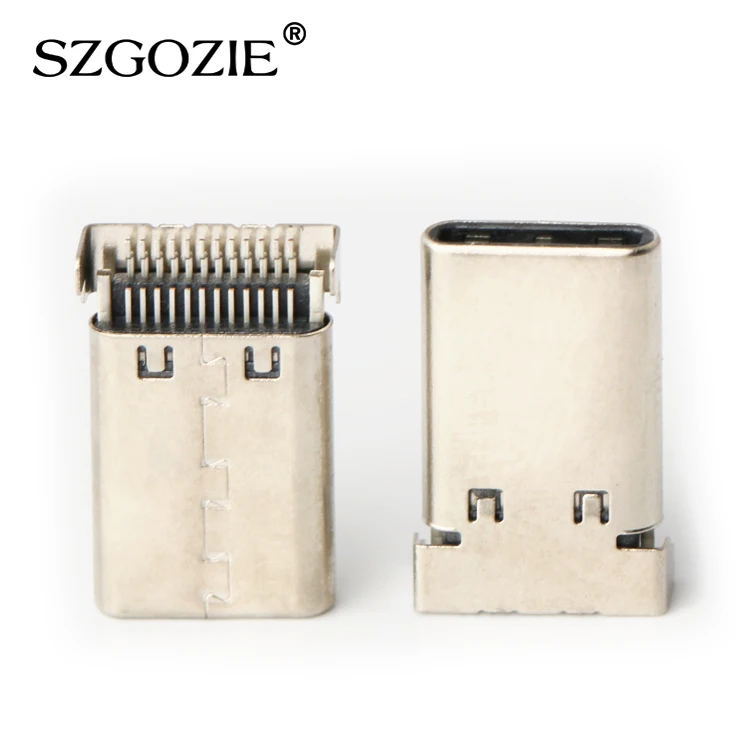 USB Male Plug usb c connector plug usb c Connector double row sink smt type c 24 pin c-type connector