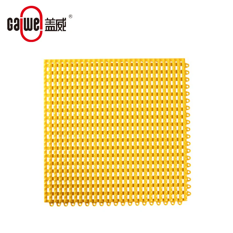 Corrosion resistant reinforced floor grid plastic mesh grille plastic grating