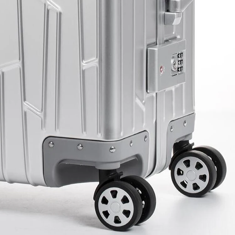 
Chinese wholesale suitcase set hot sale pilot bag abs+pc luggage sets wrap angle valise 20/22/24/26 inch bagage 1 set suit case 