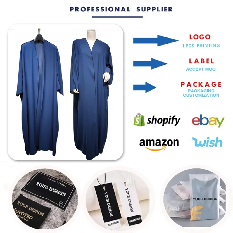 MQ063 Trendy EID Ramadan Islamic Clothing Patchwork Plus Size Middle East Abaya Robe Femme Abaya Women Muslim Dress