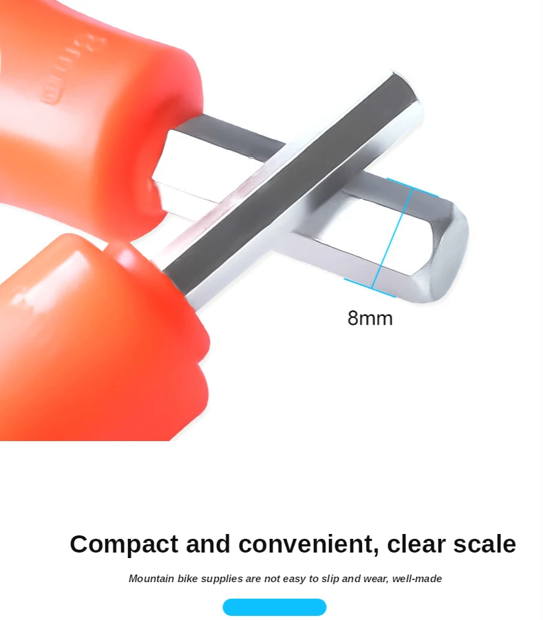 Wholesale Metric 2.5-8mm Standard Allen Wrench Set Hex Key Steel Allen key for Auto Bicycle Repair Bike Tools