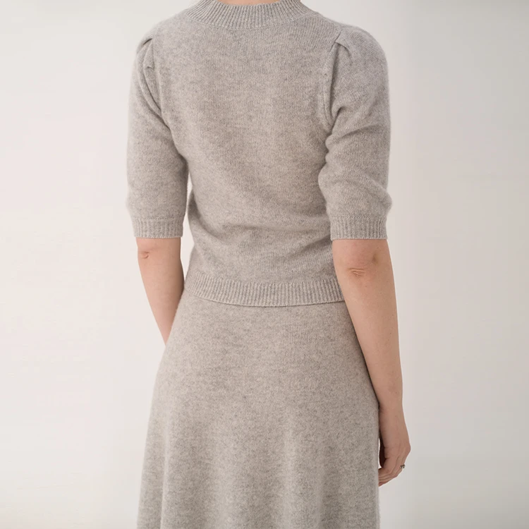 Custom Casual Pure Luxury Wool Cashmere Sweaters 100 % Women Knitted Sweater Dress Women Clothing