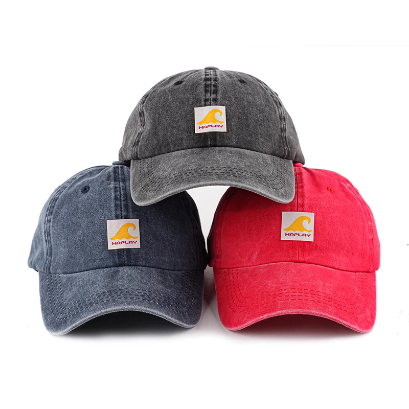 wholesale Unisex Washed Twill Cotton Baseball Cap Vintage Adjustable Dad Hat