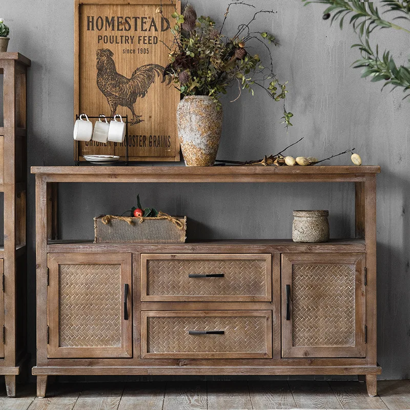 Nordic light luxury simple living room restaurant by the wall entrance cabinet locker storage box living room cabinet