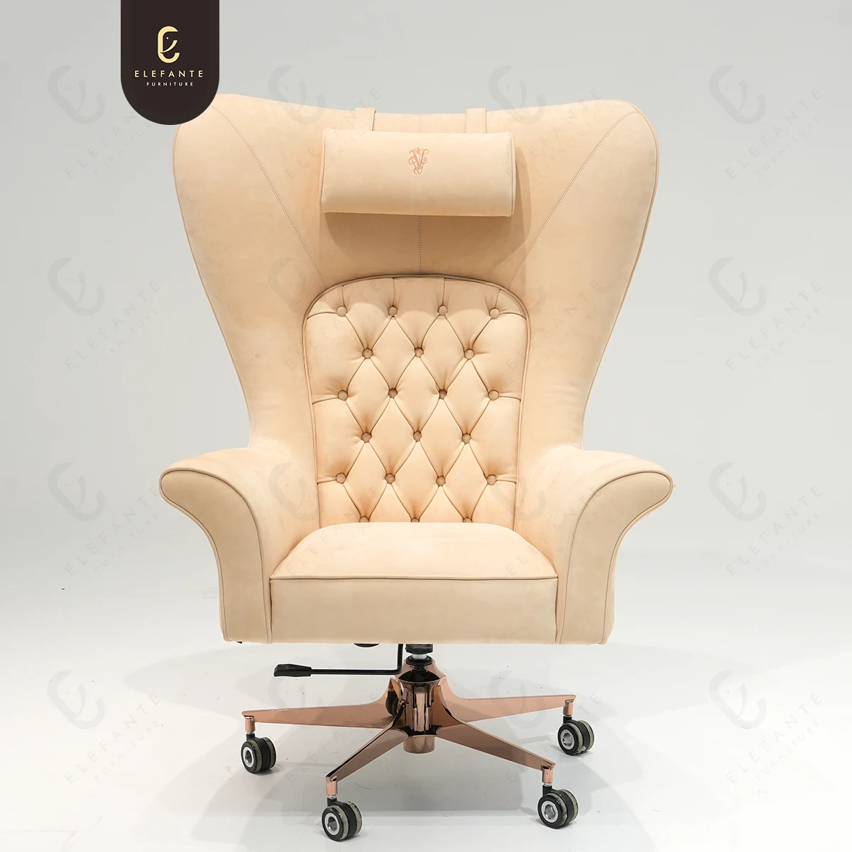 Light Luxury High-end BOSS Chair Genuine Leather Executive Office Chairs High Back