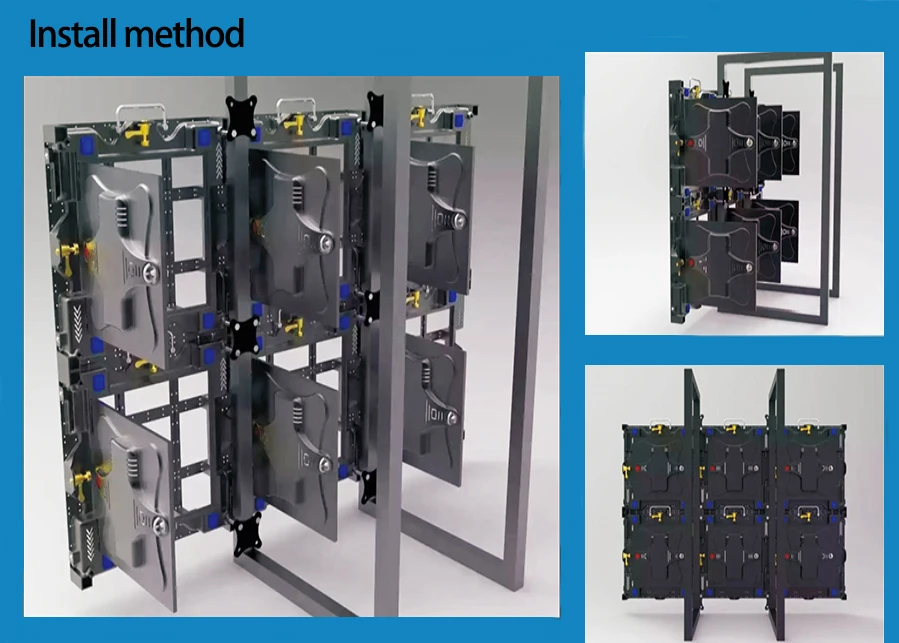 Made in China Rental Led wall led module Outdoor Indoor Event Stage Background Backdrop Video Wall P3.9 P4.8 Led Display Screen