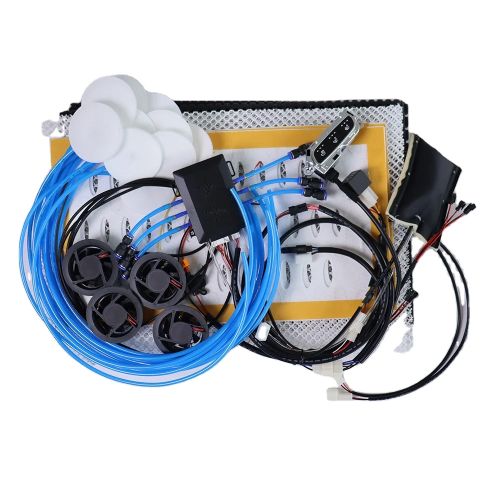 China professional manufacturer custom 12 points pneumatic massage system car seat   heater cooler  massage for benz