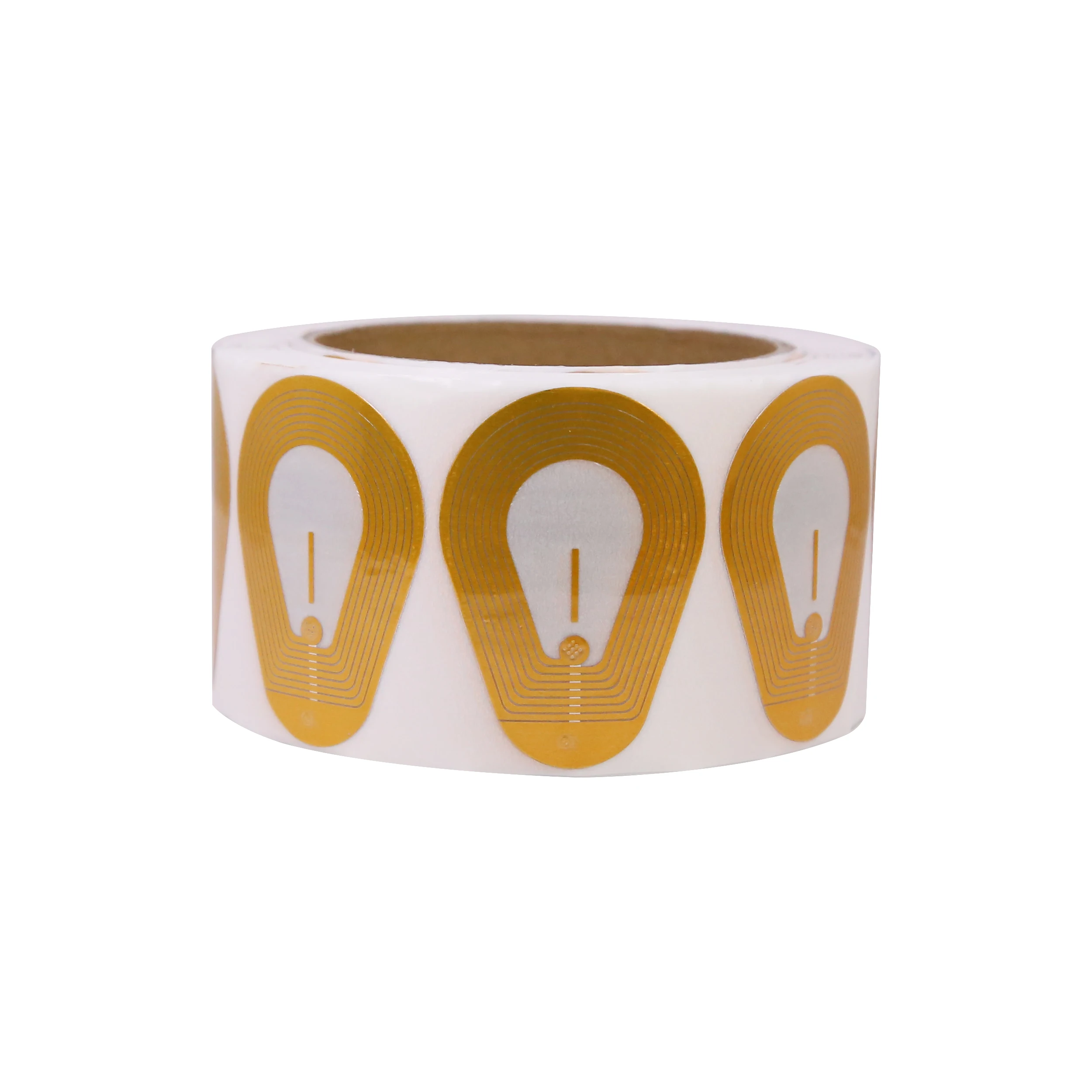 8.2MHz Shoes Security Tag 40*58mm Printable Security Alarming RF Aluminum Sticker Label For Shoes Shop Anti-theft