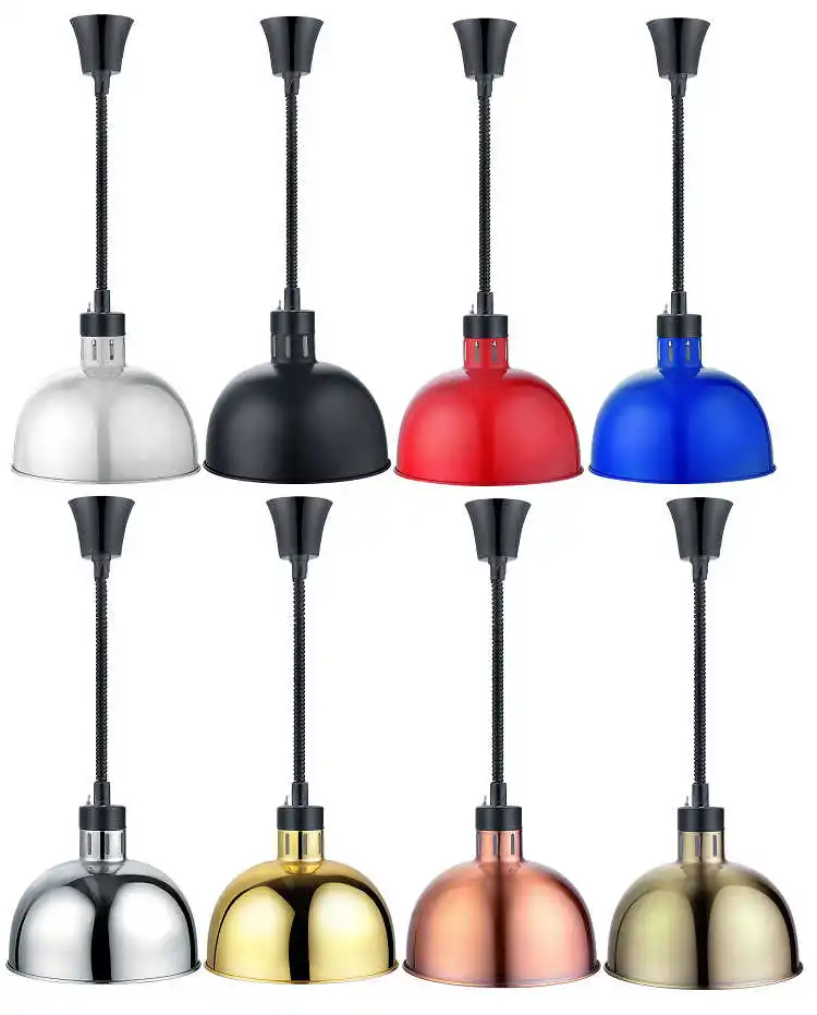 Single head food Telescopic heating lamp Hanging Food Warming light warmer lamp for wholesale