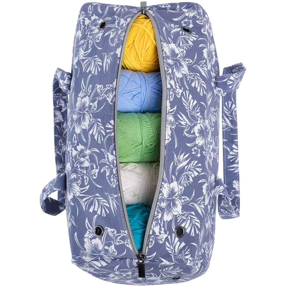 Large Craft Organizer to Store Crocheting & Knitting Supplies Crochet Bag Portable Yarn Storage Knitting Storage Bag